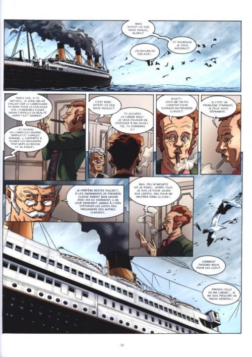 Les Fantômes du passé T1 : Le condamné du Titanic (0), bd chez EP Editions de Seiter, Brahy, Tumelaire