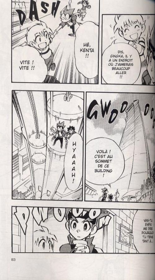  Beyblade T7, manga chez Kazé manga de Adachi