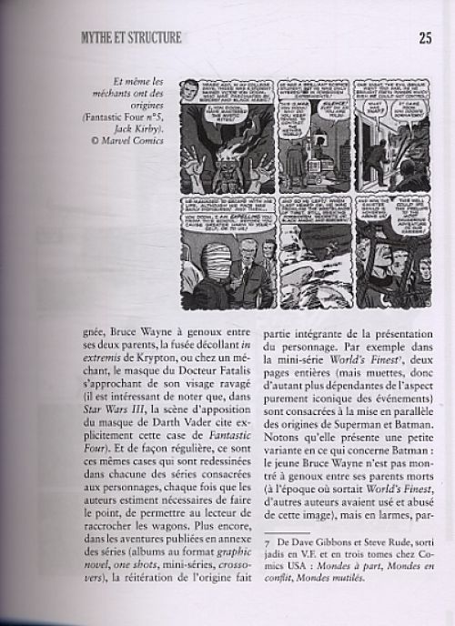  Bibliothèque des Miroirs T5 : Mythe et super héros (0), comics chez Les Moutons Electriques de Nikolavitch