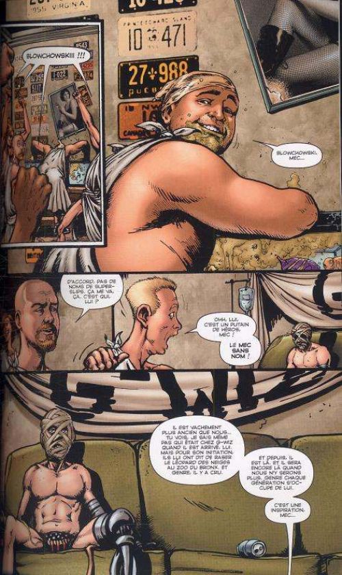 The Boys – édition Deluxe, T2 : Ça va saigner ! (0), comics chez Panini Comics de Ennis, Higgins, Robertson, Aviña