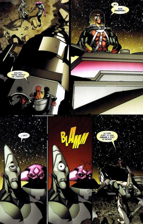  Deadpool (revue) – V 3, T2 : Complètement space (0), comics chez Panini Comics de Choi, Way, Strychalski, Barbieri, Gracia, Mossa, Johnson