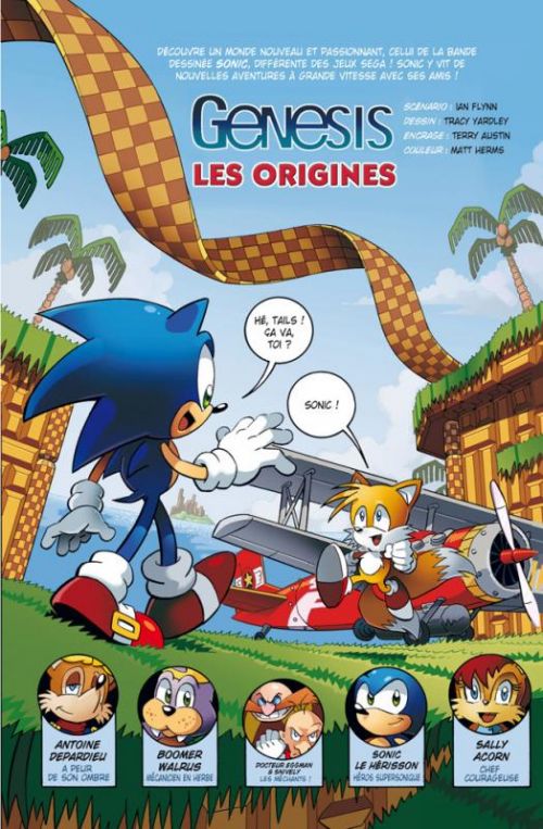  Sonic T2 : Les origines (0), comics chez Delcourt de Sega, Flynn, Yardley, Austin, Herms