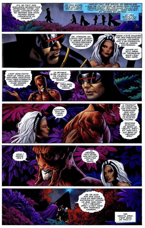  X-Men (revue) – V 3, T4 : Tribus égarées (0), comics chez Panini Comics de Gillen, Gage, Land, Pacheco, Baldeon, Guru efx, Oback, Brooks