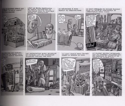 L'Odyssée d'une valise en carton : Le signe noir (0), comics chez Rackham de Katchor