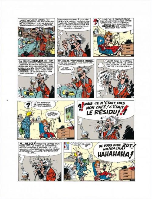 Spirou et Fantasio : La peur au bout du fil (0), bd chez Dupuis de Greg, Franquin, Jannin