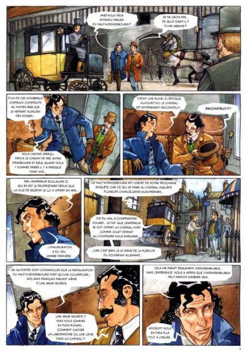  Sherlock Holmes T1 : et le mystère du Haut-Koenisbourg (0), bd chez Le Verger Editeur de Seiter, Manunta