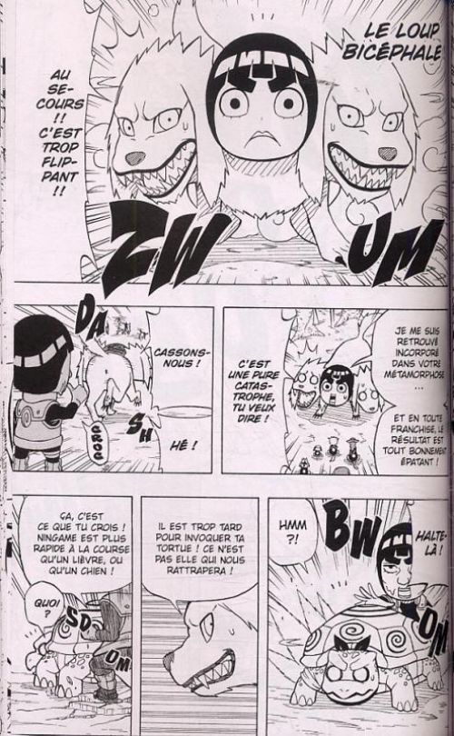 Rock Lee - les péripéties d’un ninja en herbe T3, manga chez Kazé manga de Taira