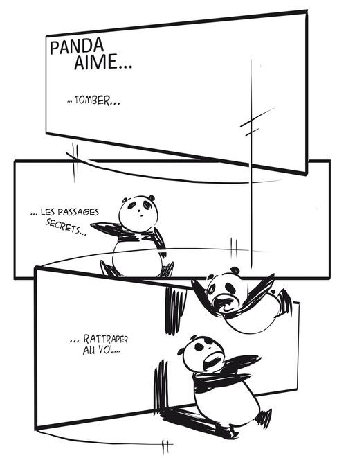 Panda aime, bd chez Delcourt de Keison