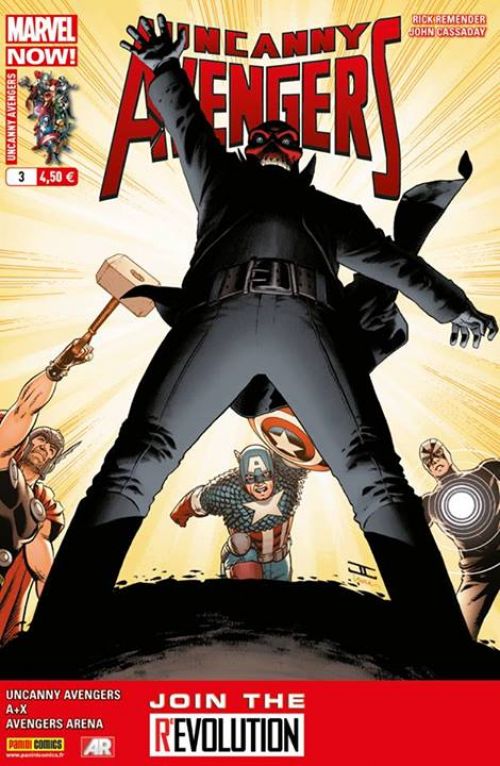  Uncanny Avengers (revue) – V 1, T3 : A+X (0), comics chez Panini Comics de Asmus, Remender, Hopeless, Aaron, Tan, Cassaday, Walker, Ferry, Charalampidis, Reber, Martin jr, Martin, Young