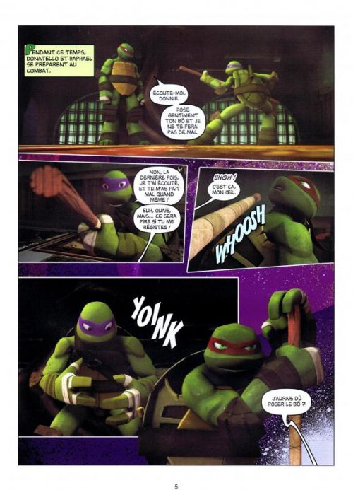  Teenage Mutant Ninja Turtles – cycle 1 : Les Tortues Ninja, T1 : Premier pas (0), comics chez Soleil de Sternin, Ventimilia, Eisinger