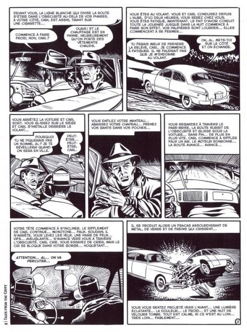  Tales from the Crypt T2, comics chez Akileos de Feldstein, Gaines, Wood, Kamen, Ingels, Davis, Roussos, Craig, Orlando, Toulhoat