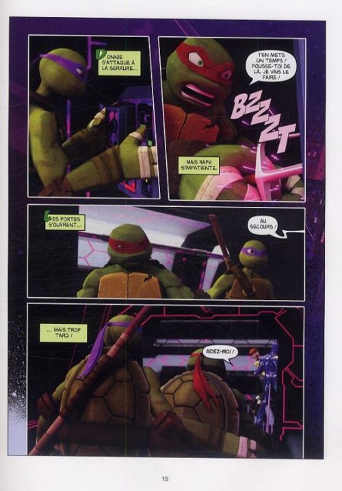  Teenage Mutant Ninja Turtles – cycle 1 : Les Tortues Ninja, T3 : Robots et cerveaux (0), comics chez Soleil de Ventimilia, Sternin, Eisinger