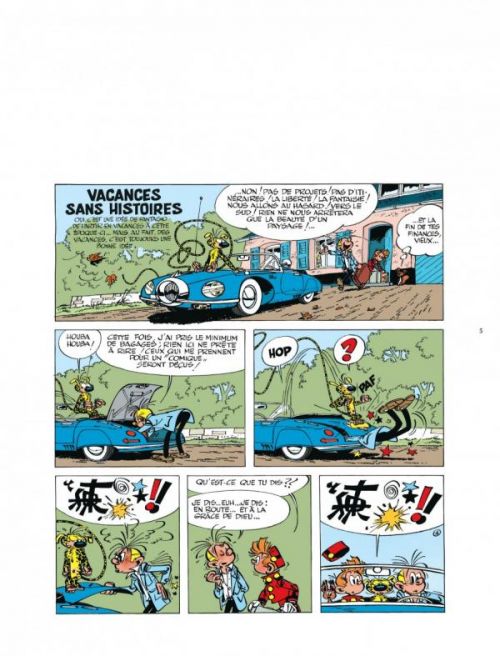 Spirou et Fantasio : Vacances sans histoires (0), bd chez Dupuis de Franquin, Jannin