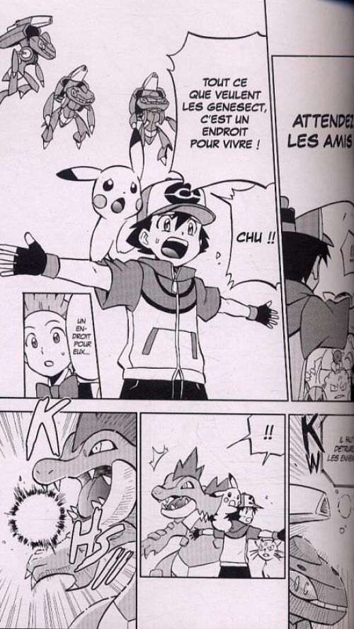 Pokémon, le film : Genesect et l’éveil de la légende, manga chez Kurokawa de Tajiri, Sonoda, Takihara, Inoue 