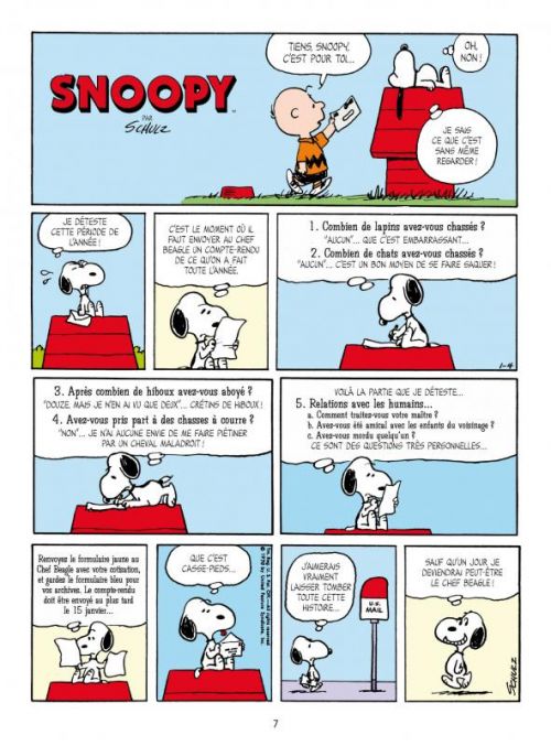  Snoopy et le petit monde des Peanuts T1, comics chez Delcourt de Schulz, Svart