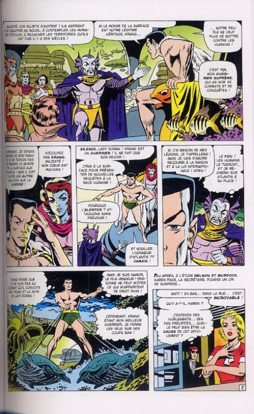  Daredevil : L'intégrale T1 : 1964-1965 (0), comics chez Panini Comics de Lee, Wood, Everett, Ditko, Orlando, Kirby, Powell, Collectif