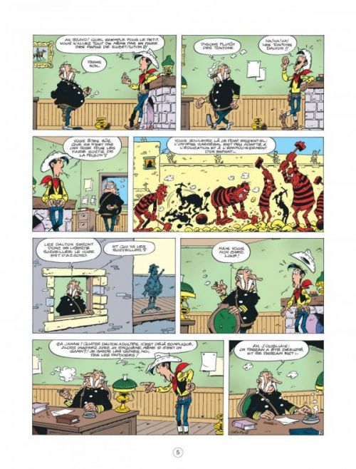 Les Nouvelles aventures de Lucky Luke T6 : Les tontons Dalton (0), bd chez Lucky Comics de Pessis, Gerra, Achdé, Mel