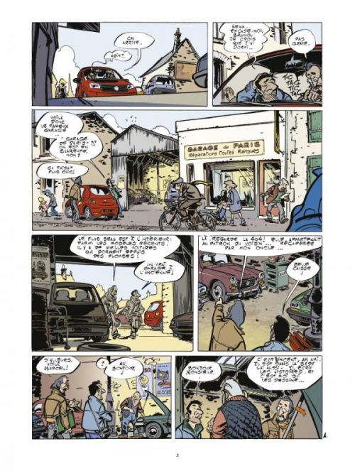 Le Garage de Paris T1 : Dix histoires de voitures populaires (0), bd chez Glénat de Dugomier, Bazile, Magne