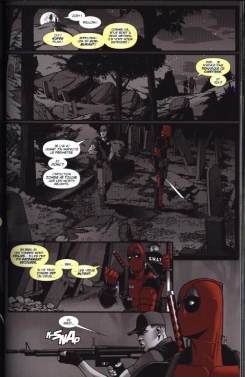 Deadpool : La nuit des morts vivants (0), comics chez Panini Comics de Swierczynski, Bunn, Bond, Rosanas
