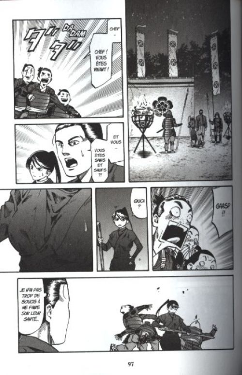 Le chef de Nobunaga T4, manga chez Komikku éditions de Nishimura, Kajikawa