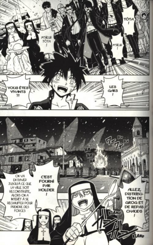  UQ Holder! T4, manga chez Pika de Akamatsu