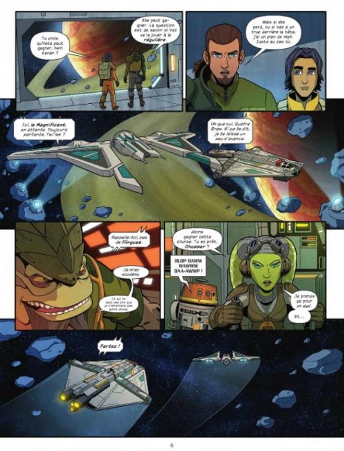  Star Wars Rebels T1, comics chez Delcourt de Fisher, Moleworth, Romling