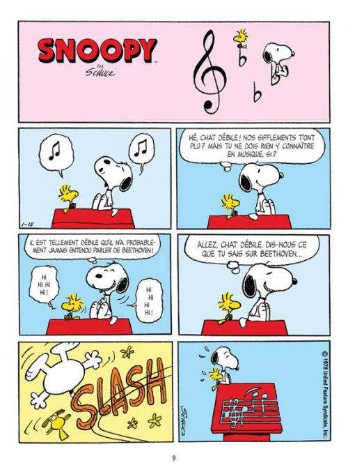  Snoopy et le petit monde des Peanuts T5, comics chez Delcourt de Schulz, Svart