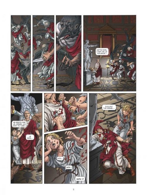  Roma T3 : Tuer César (0), bd chez Glénat de Boisserie, Adam, Convard, Annabel, Rizzu