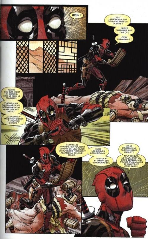 Deadpool : L'art de la guerre (0), comics chez Panini Comics de Glass, David, Koblish, Medina, Staples, Delgado