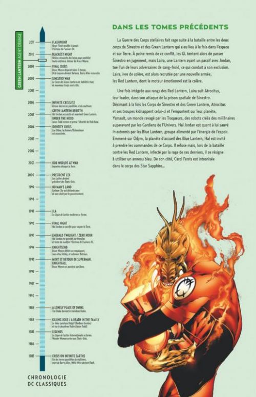  Geoff Johns présente – Green Lantern, T7 : Agent orange (0), comics chez Urban Comics de Johns, Reis, Albuquerque, Eddy Barrows, Tan, Hi-fi colour, Reis, Ruffino