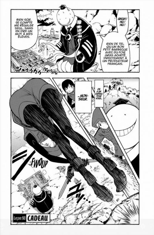  Assassination classroom T12, manga chez Kana de Yusei