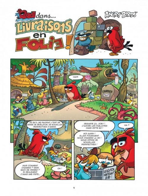  Nouvelles aventures des Angry Birds T1 : Un nouveau départ (0), bd chez Le Lombard de Rovio
