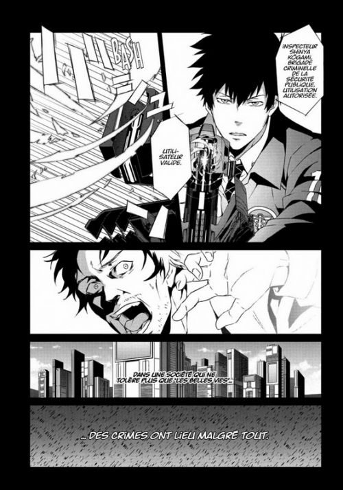  Psycho-pass Inspecteur Shinya Kôgami  T1, manga chez Kana de Gotô, Kai