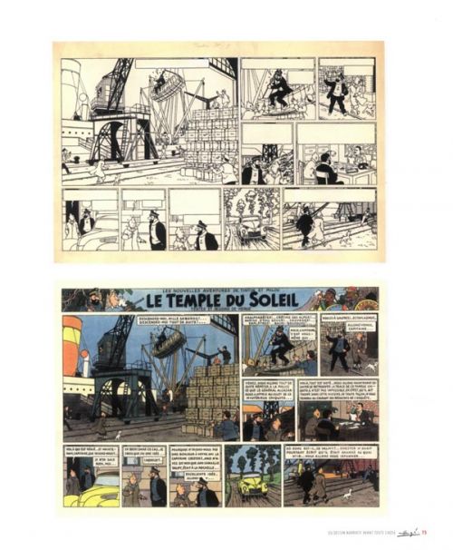 Hergé, bd chez Moulinsart de Hergé
