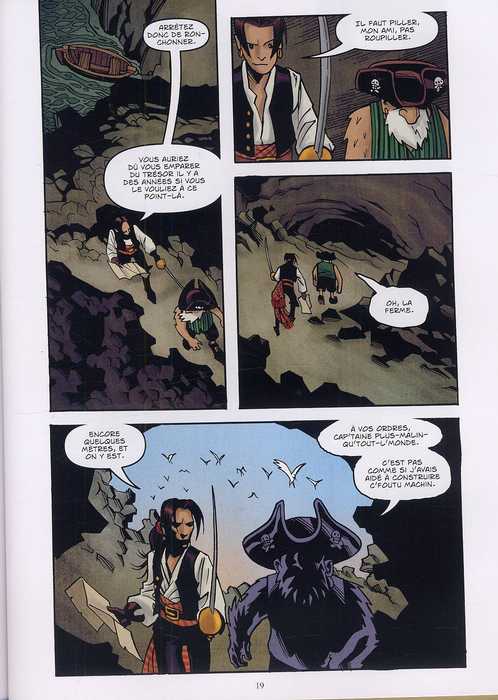  Polly et les pirates T5 : L'île aux chimères (0), comics chez Les Humanoïdes Associés de Naifeh, Ralenti