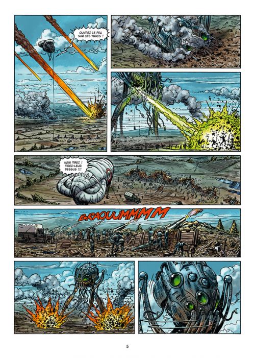 La Grande guerre des mondes T2 : Terreur martienne (0), bd chez Soleil de Richard D.Nolane, Vladetic, Miljic