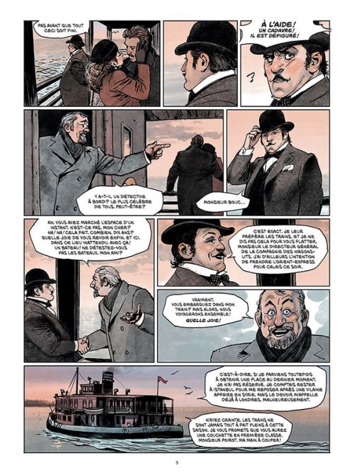  Hercule Poirot T1 : Le crime de l'Orient-Express (0), bd chez Paquet de Von Eckartsberg, Chaiko