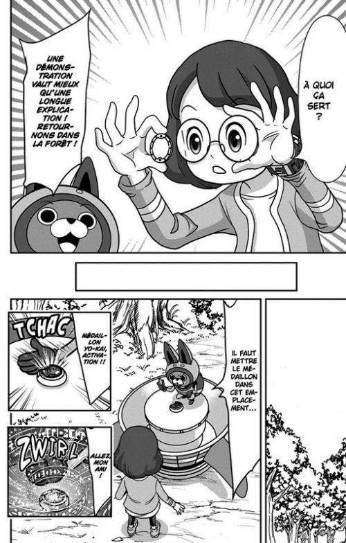  Yo-kai watch  T8, manga chez Kazé manga de Konishi, Level-5