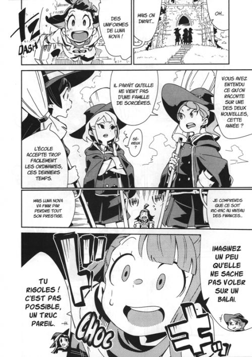  Little witch academia T1, manga chez Nobi Nobi! de Sato, Trigger, Yoshinari