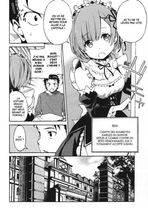  Re:Zero – 3e arc : Truth of zero, T1, manga chez Ototo de Nagatsuki, Matsuse