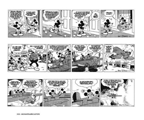  Mickey Mouse par Floyd Gottfredson T3 : 1934/1935 - Le bandit vampire d'Inferno Gulch et autres histoires (0), comics chez Glénat de Gottfredson