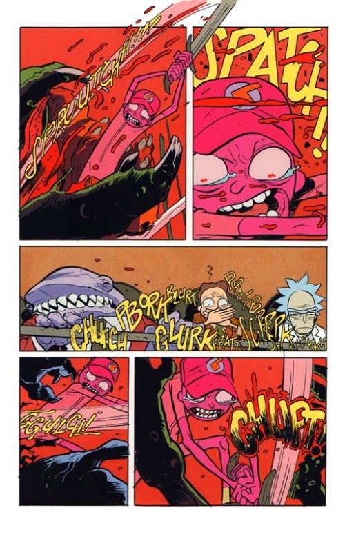  Rick and Morty T3, comics chez Hi Comics de Ribon, Fowler, Cannon, Ellerby, Hill