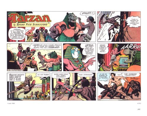  Tarzan - L'intégrale Russ Manning T1 : L'intégrale des newspaper strips - Tome 1, 1967-1969 (0), comics chez Graph Zeppelin de Manning