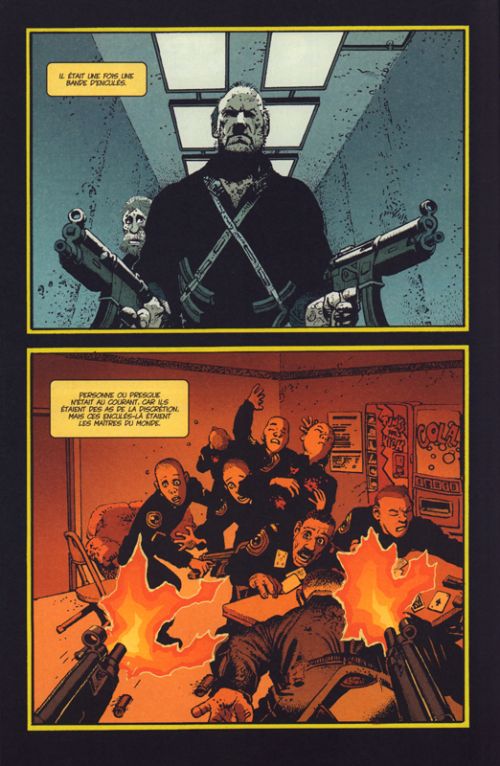Banner Cage Ghost Rider Punisher, comics chez Panini Comics de Ennis, Azzarello, Way, Corben, Loughridge, Villarubia, Studio F