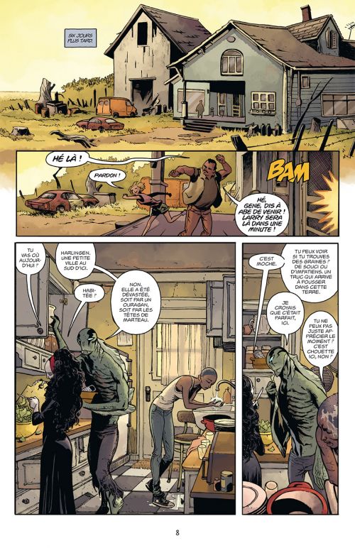  Abe Sapien T6 : Au plus fort des ténèbres (0), comics chez Delcourt de Allie, Mignola, Fiumara, Stewart