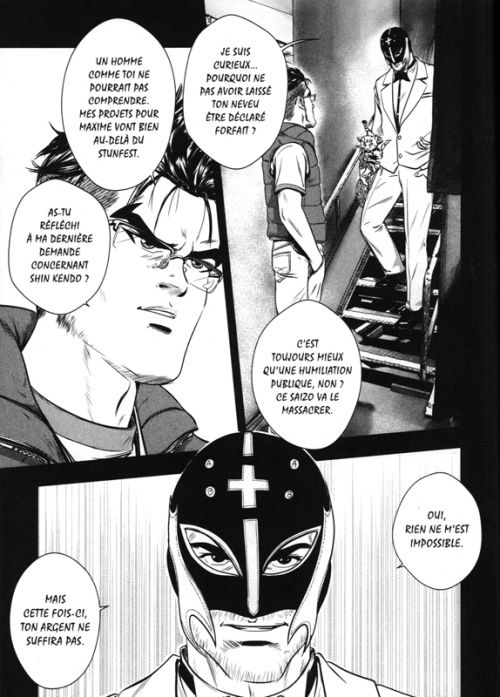  Versus fighting story T3, manga chez Glénat de Izu, Kalon, Madd