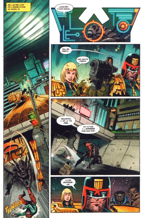 Judge Dredd - Aliens - Predator : La totale !Triple dérouillée. (0), comics chez Vestron de Diggle, Wagner, Layman, Alcatena, Mooneyham, Flint, McNamee, Stewart, Hanan III, Blythe, Atiyeh, Johns