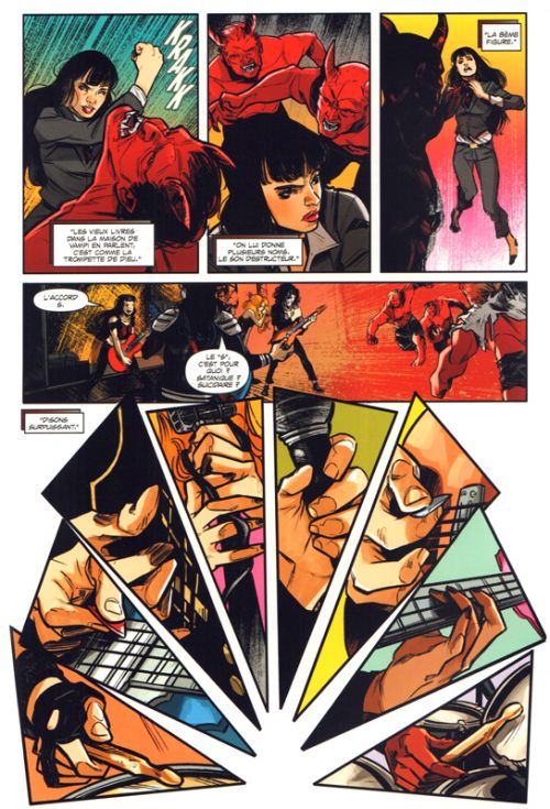 Kiss Vampirella, comics chez Vestron de Sebela, Martello, Doe, Castro, O'Halloran, Pinto