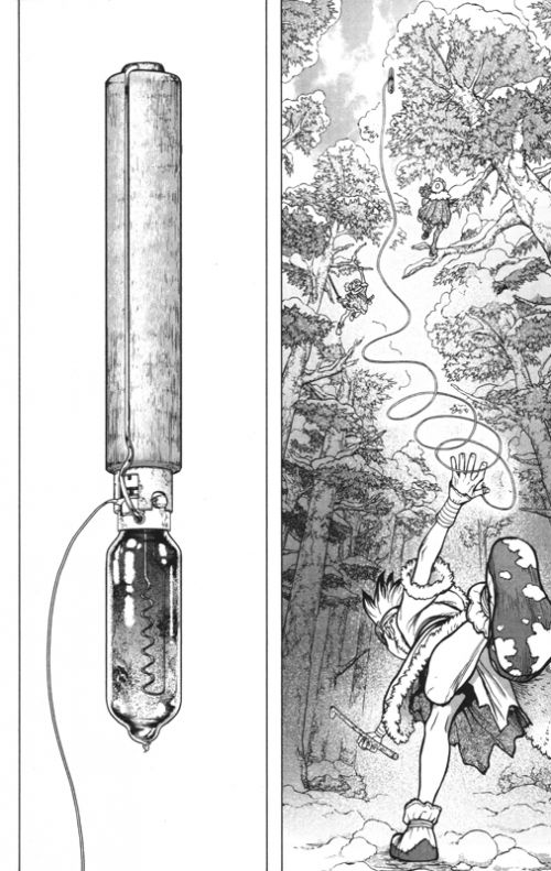  Dr Stone T8, manga chez Glénat de Inagaki, Boichi