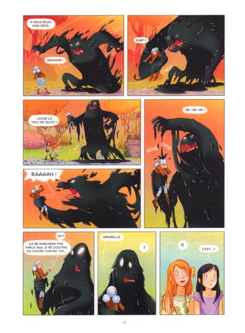  Sorcières sorcières T5 : Le mystère du monstre noir (0), bd chez Kennes éditions de Chamblain, Thibaudier